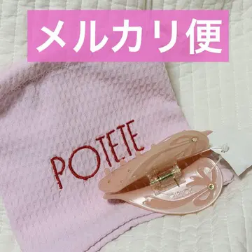 미사용 새상품 POTETE 포테테 하트 클립 핑크 리본