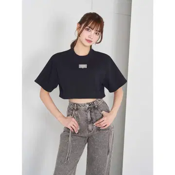 darich 부품 박스 숏 티셔츠 black