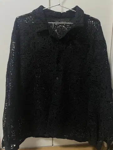 레이스 셔츠 구제 의류