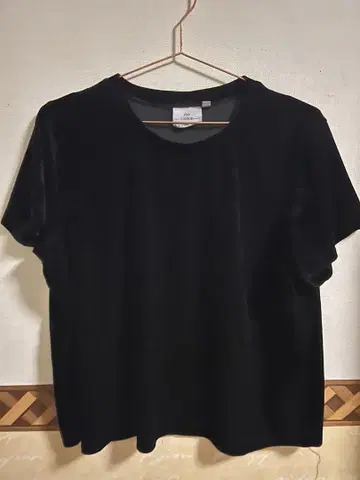 BLACK 벨로아 원단