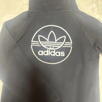 adidas 후드 부착 후드티 블랙 포켓 부착