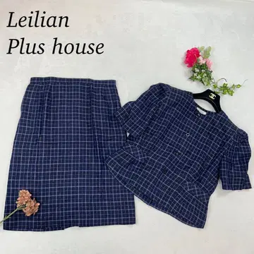 I778 XL 레리아 엠플러스 하우스 스커트 셋업 네이비 여성용