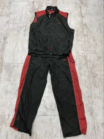 FILA 휠라 베스트 셋업 나일론 자수 로고 XL