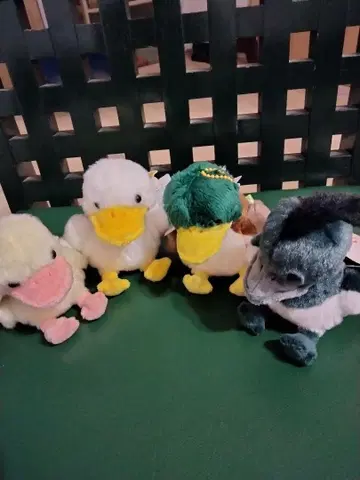 오리대 즐거운 물결 전 4종 마스코트 봉제 인형 뽑기 게임