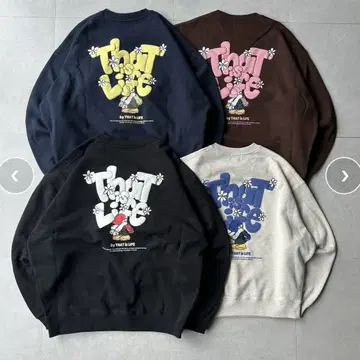 That's Life 로고 맨투맨 LOGO SWEAT 가을 옷 트레이닝복