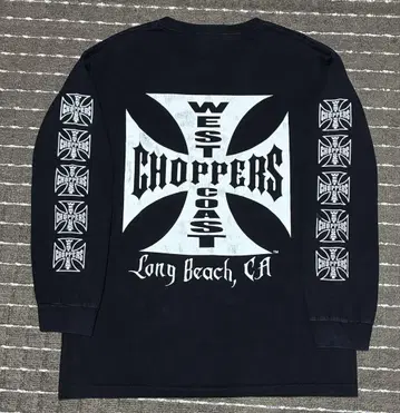 L 90s west coast choppers 롱티 아이언 크로스