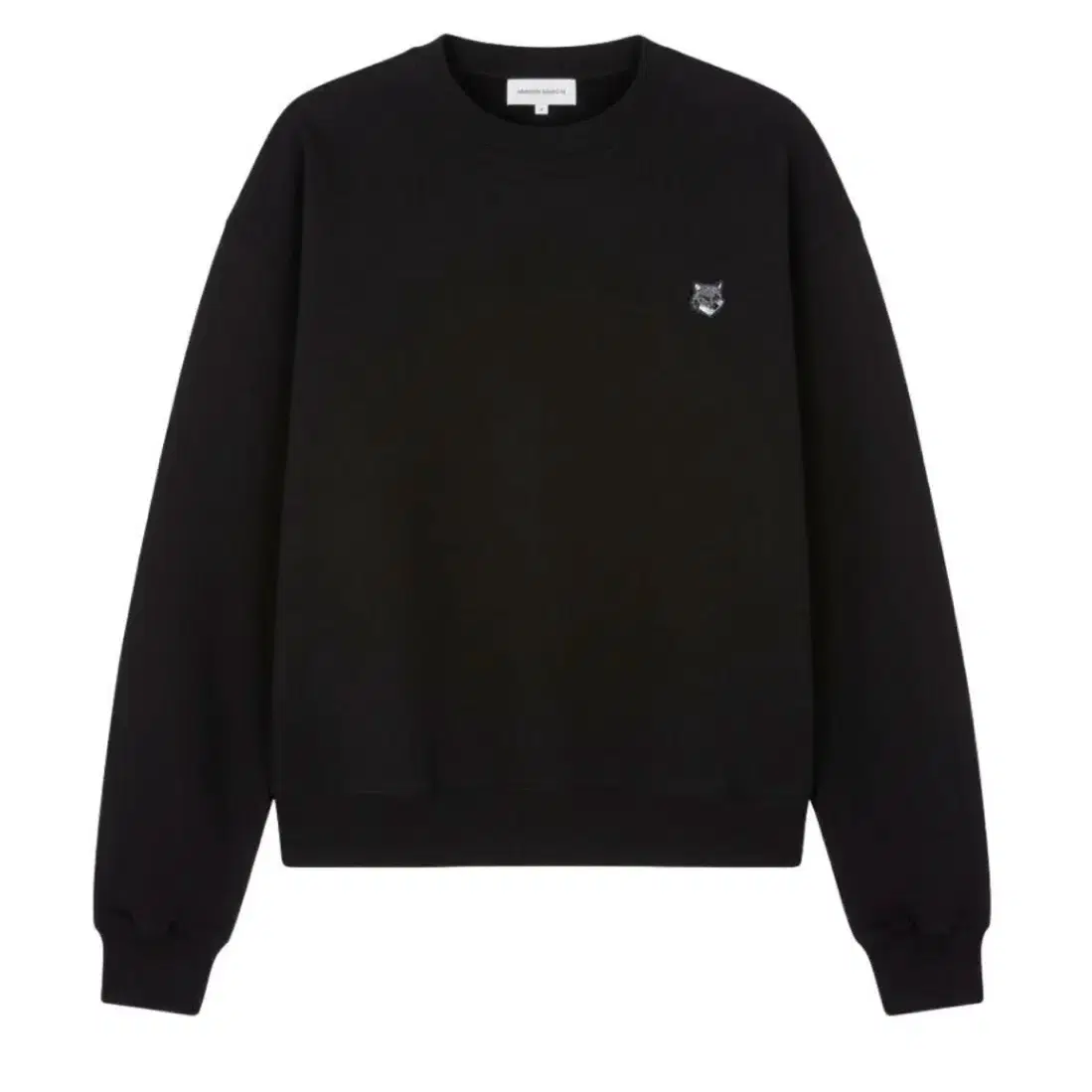 정품)새상품 메종키츠네 맨투맨 그레이폭스 블랙&그레이 남녀공용