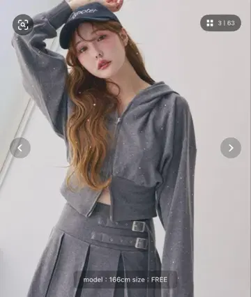 비쥬 숏 후드티