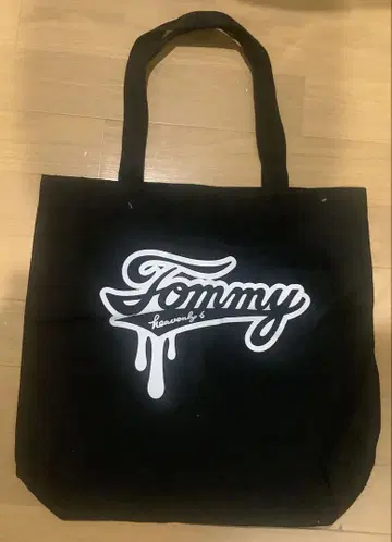 [ 귀중 ] Tommy February 로고 블랙 토트백 새상품급