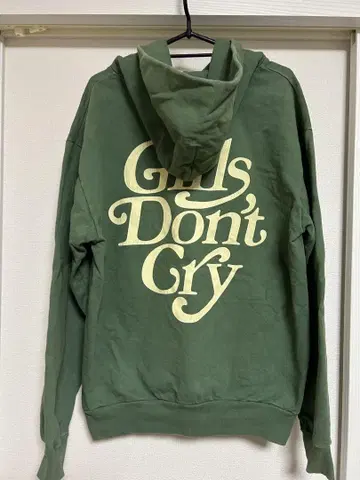 Girls Don't Cry 후드티 그린 M 사이즈