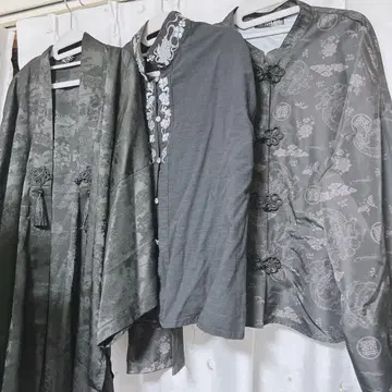 고괴사 서브컬쳐 차이나풍 스탠드 칼라 셔츠 겉옷 일본 의류