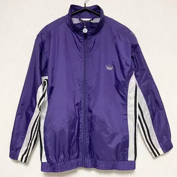 adidas 아디다스 나일론 자켓 퍼플 만국기 택 L