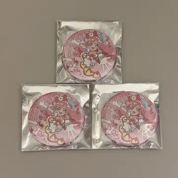 큐어 프레셔스 3종 세트 트윙클 캔뱃지 딜리셔스 파티 프리큐어