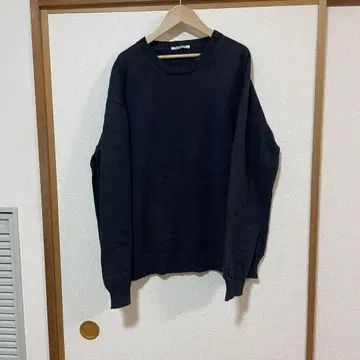 AURALEE WRINKLED DRY COTTON KNIT P/O