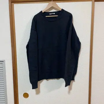 AURALEE WRINKLED DRY COTTON KNIT P/O