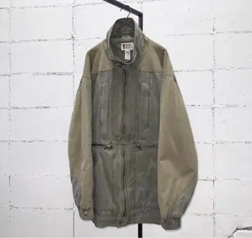 [ vintage ] 탈부착 밀리터리 자켓 XL 코튼