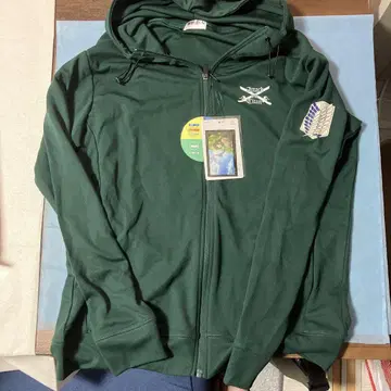 진격의 거인 조사병단 후드티 LL 사이즈