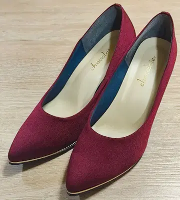 일본제 와인 레드 펌프스 24.5cm