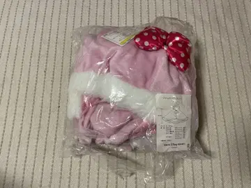 디즈니 미니 팬 핑크 후드 부착 담요 팬 케이프 판초