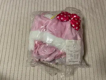 디즈니 미니 팬 핑크 후드 부착 담요 팬 케이프 판초