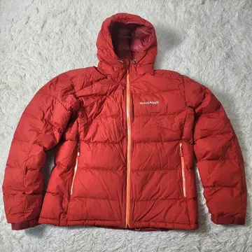 [ 새상품급 ] 몽벨 파마로스트 라이트 다운 후드티 레드 XL