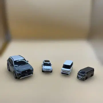 도요타 RAV4 미니카 세트 4대