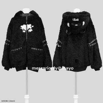 GLOOMY x DimMoire 그루미 보아 후드티 미사용 새상품
