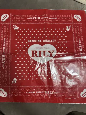 이마이치 류지 rily 반다나 빨간색