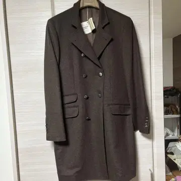 BRUNELLO CUCINELLI 캐시미어 체스터 코트 52