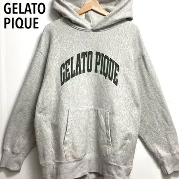 젤라또피케 아치 로고 맨투맨 풀오버 후드티 속기모 M-L