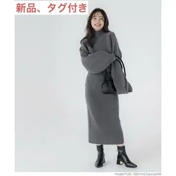 coca 코카 그레이 니트 스커트 셋업