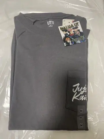 [ 미사용 새상품 ] UNIQLO 주술회전 T셔츠 고죠 사토루 M사이즈