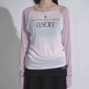 as'on 아존 ason 긴팔 롱 슬리브 상의