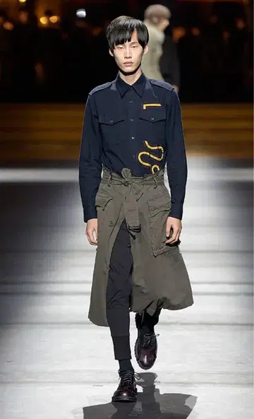 dries van noten 16aw 밀리터리 셔츠