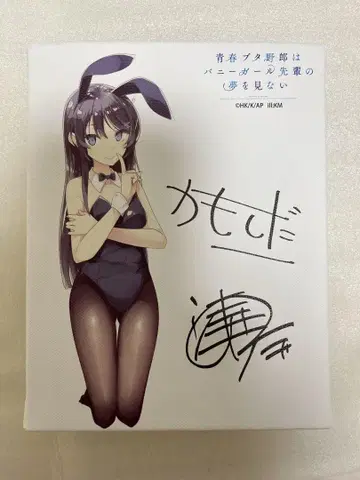 청춘 돼지 녀석 사쿠라지마 마이 Happy Birthday 캔버스 아트
