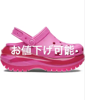 [ 당일 발송 ] crocs mega crush clog pink