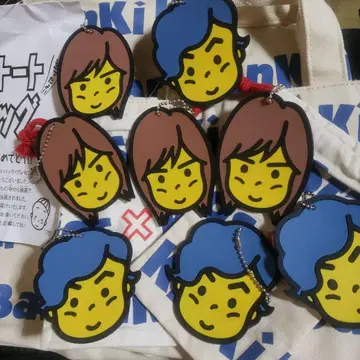 KinKi Kids x Baby Star 토트백과 키링 세트