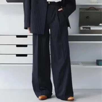 soerte 와이드 스트레이트 슬랙스 팬츠 사이즈 1