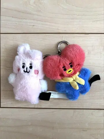 bt21 쿠키 타타 구테 taekook 봉제 인형 키링 BTS