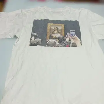 FR2 모나리자 프린트 티셔츠