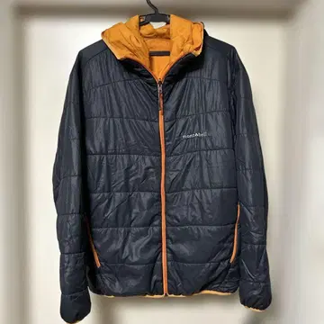 montbell 몽벨 썸머랜드 후드티 블랙 x 오렌지 M