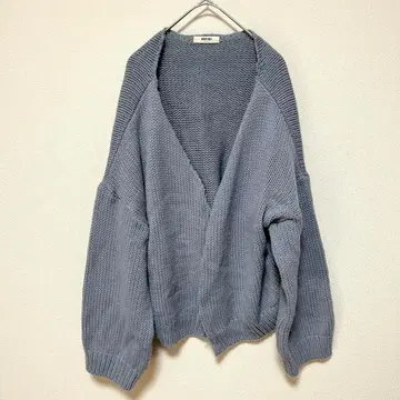 HONEY KNIT 허니 니트 여성용 니트 스웨터 새상품급 스카이블루
