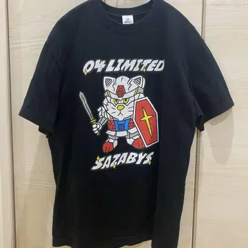 04 Limited Sazabys 포리미 건담 티셔츠
