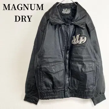 MAGNUM DRY 피그 가죽 블랙 아메카지 빈티지 코디