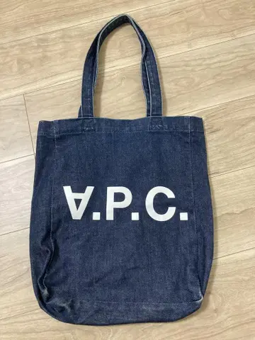 A.P.C. 데님 토트백
