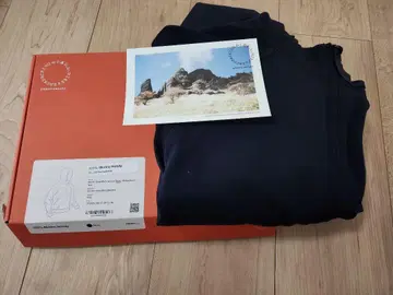 야마토미치 100% Merino Hoody Navy L