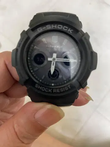 G-SHOCK 블랙 쇼크 레지스트 전파 솔라