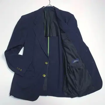 셀리나 싱글 테일러드 자켓 네이비 골드 버튼 A6 L