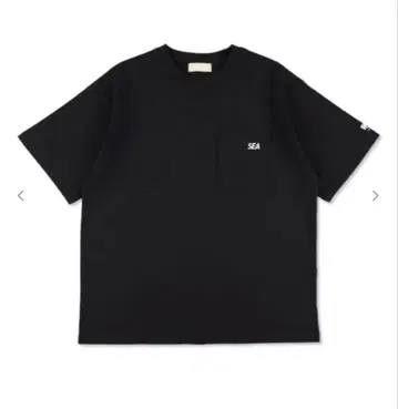 WIND AND SEA 2P 포켓 S/S 티셔츠 블랙