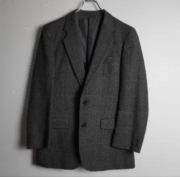 pierre cardin 체크 무늬 테일러드 자켓